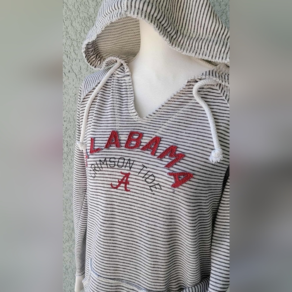 Striped Alabama Crimson Tide Hoodie - Picture 3 of 16